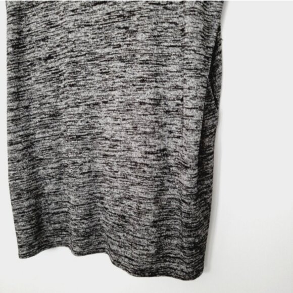 WILFRED Aritzia Lorelei w/ Pockets Soft Knit Tunic Dress Marled Dark Gray Sz XXS - Picture 10 of 13